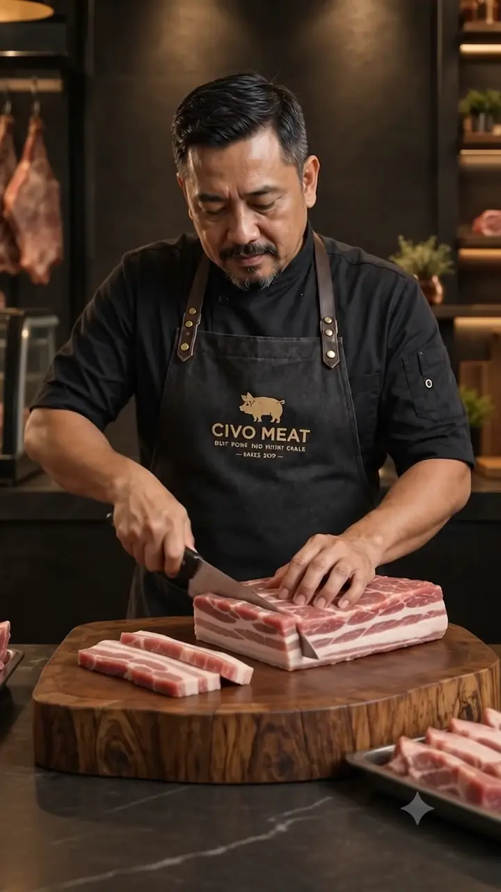 Pak Civo live butcher